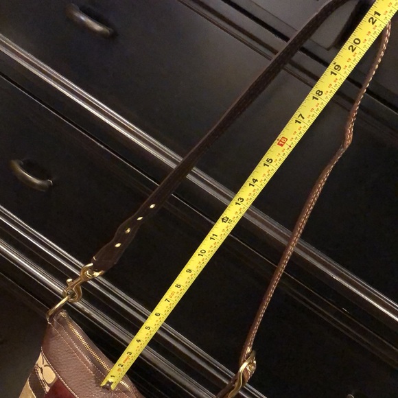 COACH Patchwork Madras Crossbody Shoulder Bag Adjustable Strap Vintage Duffle - Picture 14 of 17